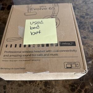 Jabra Evolve 65 SE Mono Wireless Headset with Bluetooth and Noise Cancelling Mic